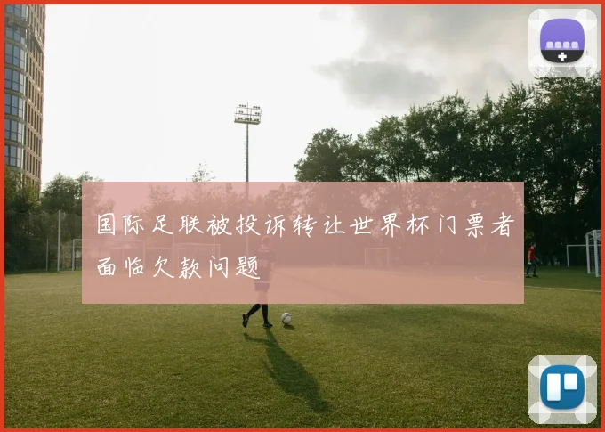 国际足联被投诉转让世界杯门票者面临欠款问题